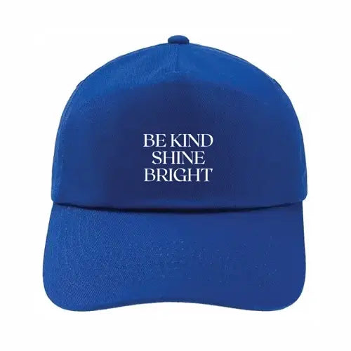 Be Kind, Shine Bright Cap - Blue