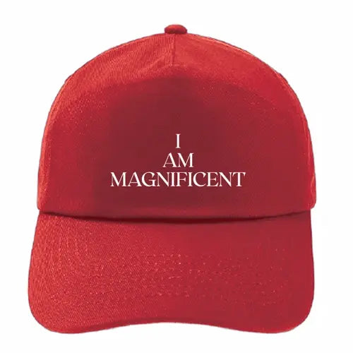 I am Magnificent Cap - Red
