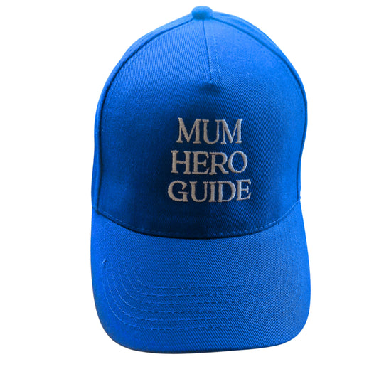 MUM, HERO, GUIDE cap - Blue.