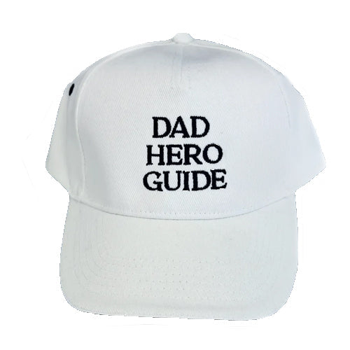 Dad Hero Guide Cap - White